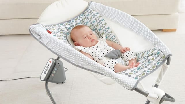 fisher price portable rock n play bassinet